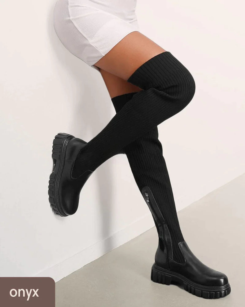 CurveEmbrace Thigh Sculptor Boots